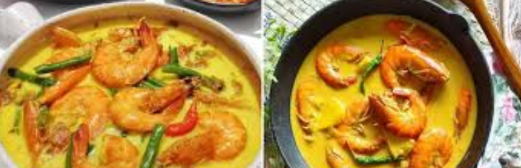 review-makanan-gulai-udang-santan-pedas