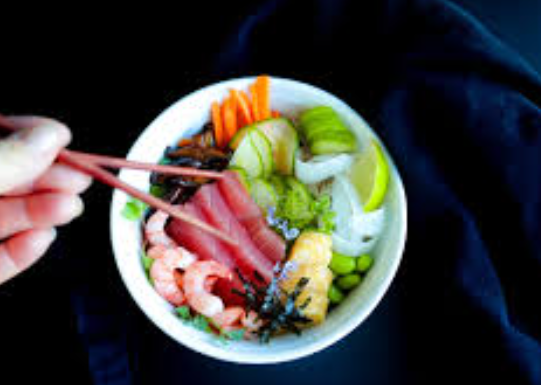 Review Makanan Sushi Chirashi Bowl Komplet